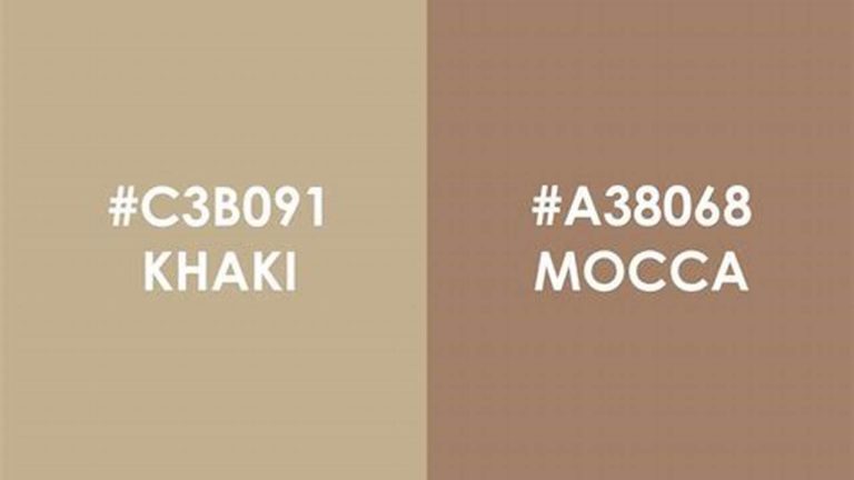 Warna Khaki