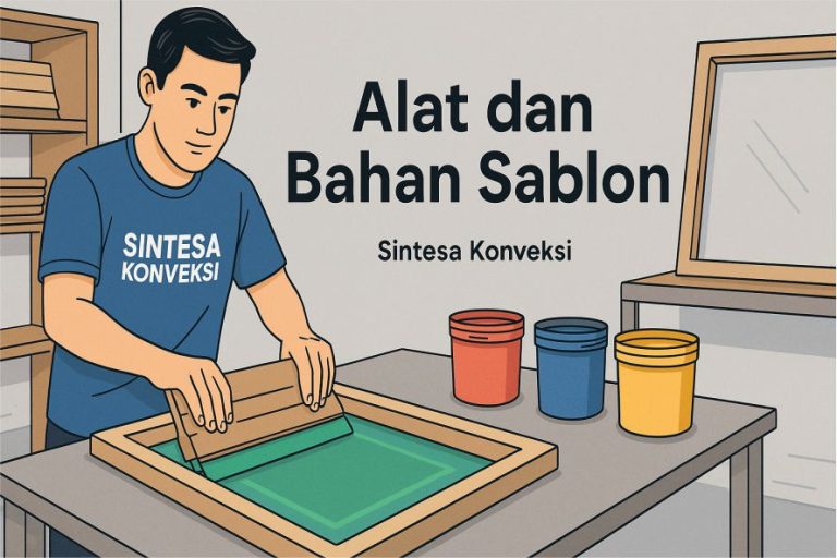 Jenis Alat dan Bahan Sablon Manual
