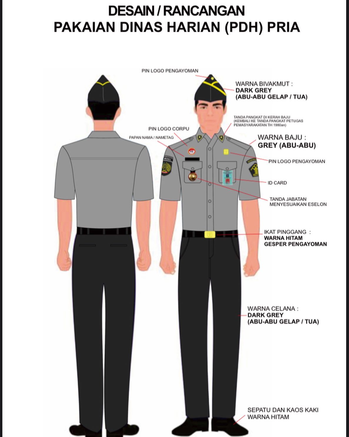 Kenali-Jenis-jenis-Seragam-Kemenkumham-Terbaru-
