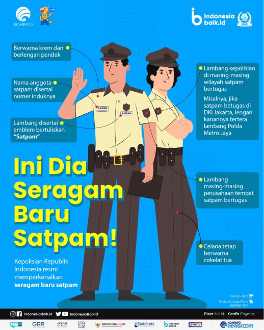 Mengenal Seragam Satpam Terbaru: Warna, Ciri Pembeda dan Maknanya