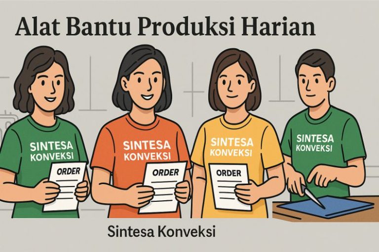 Alat Bantu Produksi Harian yang Wajib Ada di Konveksi