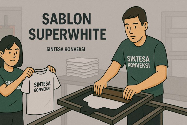 Apa itu sablon superwhite