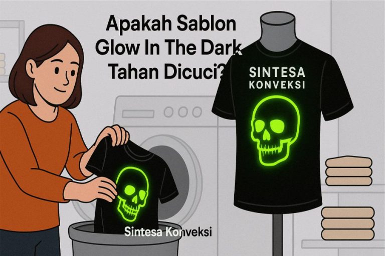 Apakah Sablon Glow In The Dark Tahan Dicuci