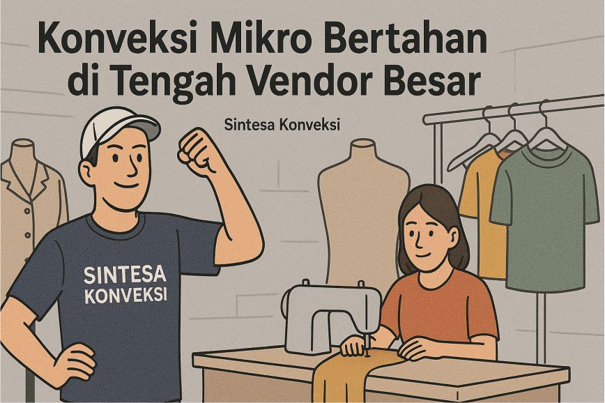 Bagaimana Konveksi Skala Mikro Bertahan di Tengah Vendor Besar