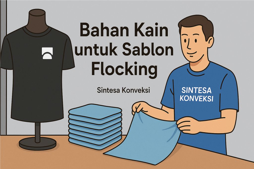Bahan Kain Terbaik untuk Sablon Flocking
