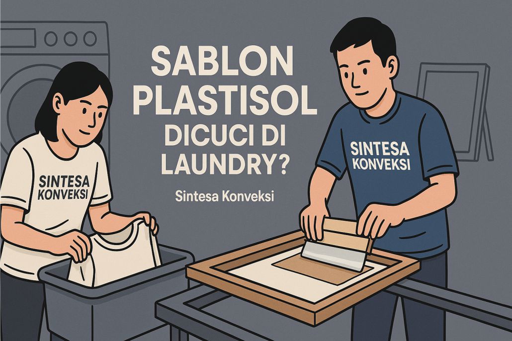 Baju Sablon Plastisol Amankah Dicuci di Laundry Ini Penjelasannya