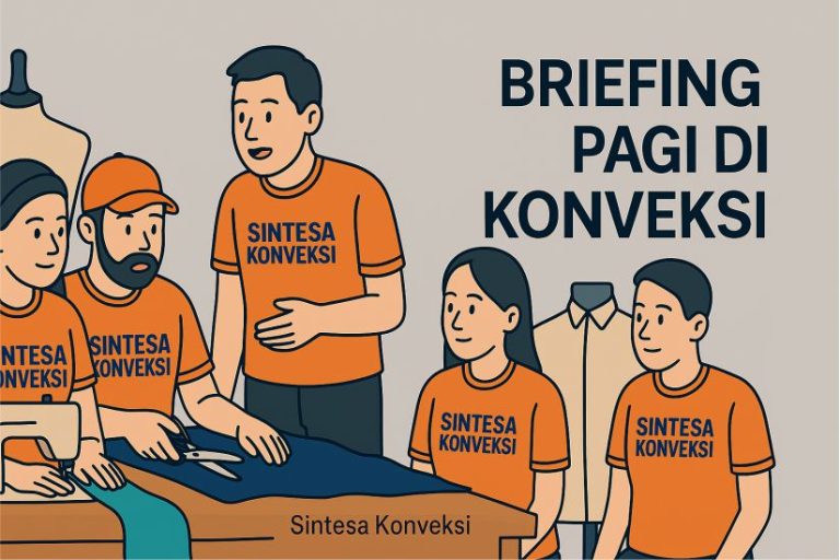 Briefing Pagi di Konveksi: Cara Ringkas Tapi Bikin Efek Besar