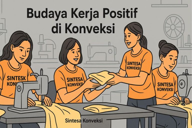 Cara Membangun Budaya Kerja Positif dalam Usaha Konveksi
