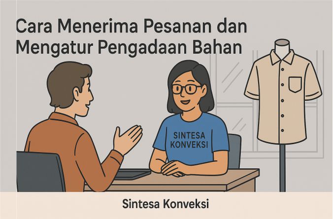 Cara Menerima Pesanan dan Mengatur Pengadaan Bahan di Konveksi