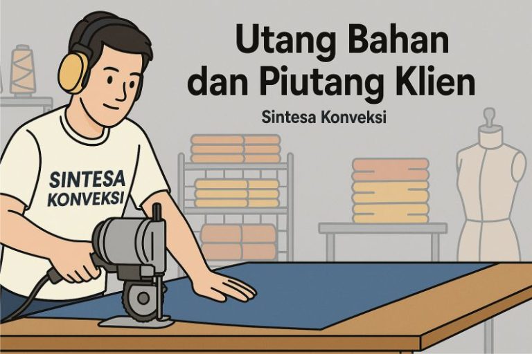 Cara Menghindari Utang Bahan dan Piutang Klien di Usaha Konveksi