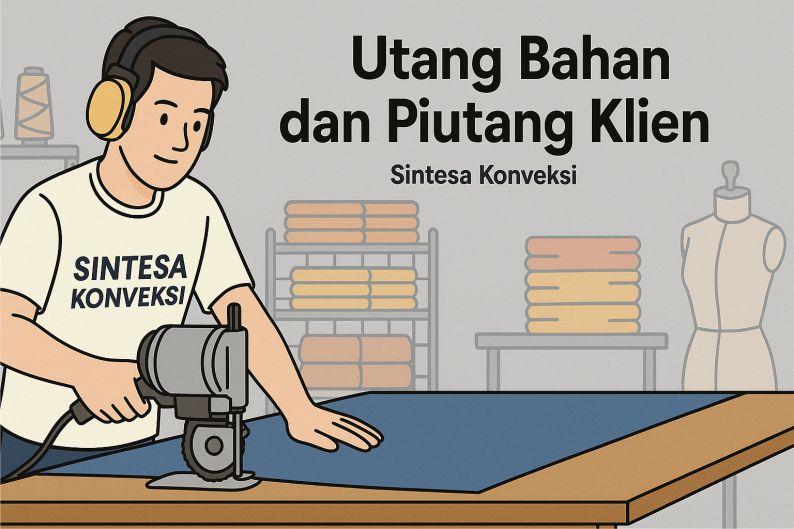 Cara Menghindari Utang Bahan dan Piutang Klien di Usaha Konveksi