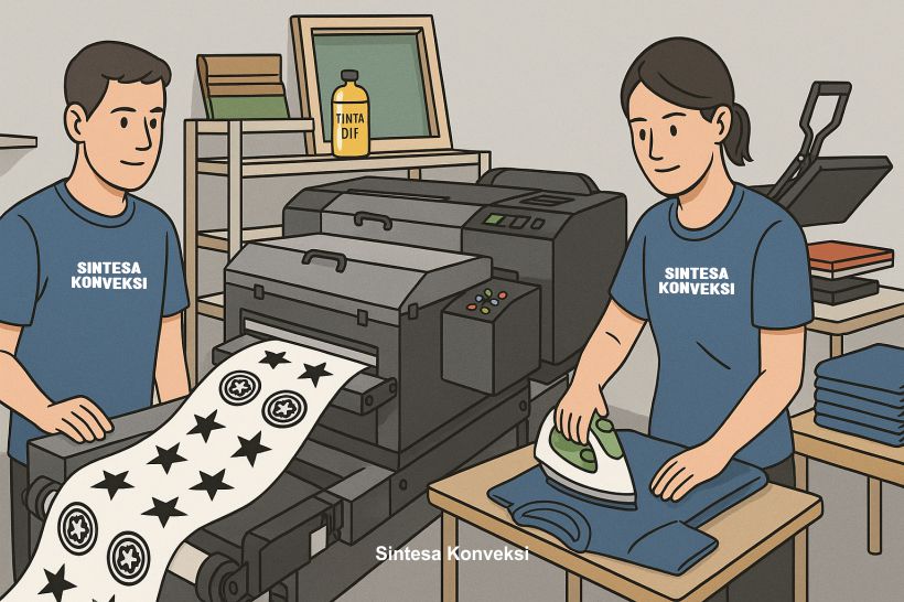 Cara Menyetrika Sablon DTF dengan Aman dan Benar