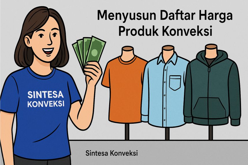 Cara Menyusun Daftar Harga Produksi Konveksi Berdasarkan Jenis Produk