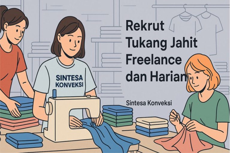 Cara Merekrut Tukang Jahit Freelance dan Harian di Konveksi