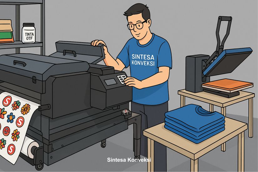 Cara menggunakan mesin DTF