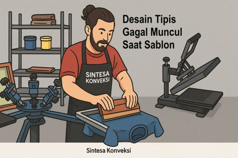 Desain Tipis Gagal Muncul Saat Sablon? Ini Penyebab dan Solusinya