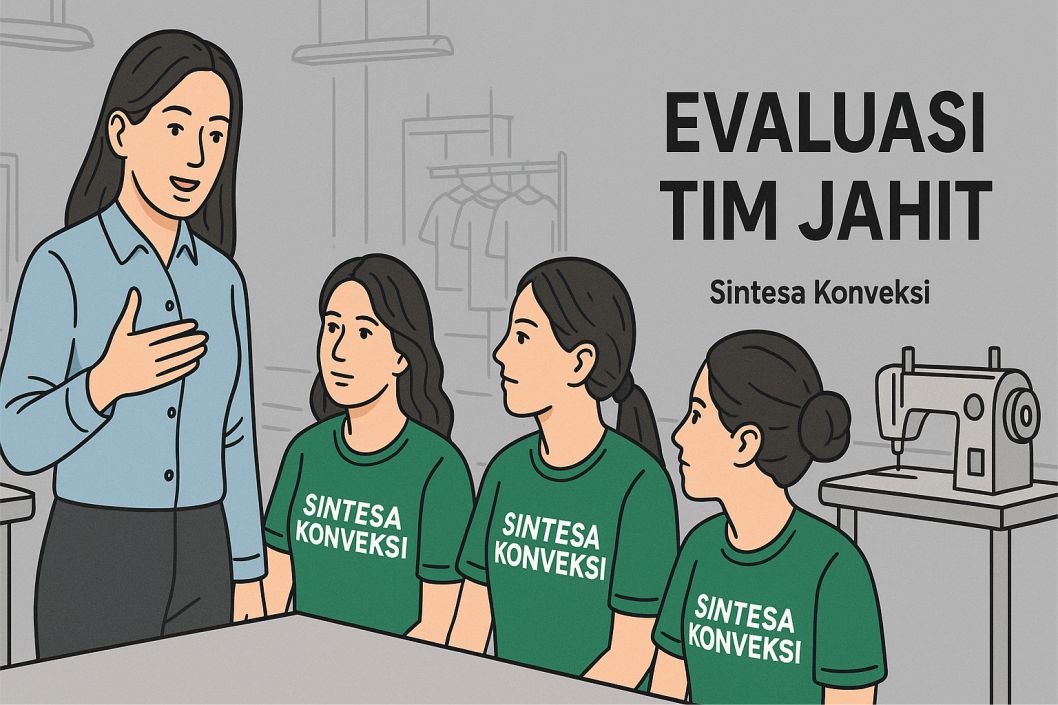 Evaluasi Harian & Mingguan Tim Jahit