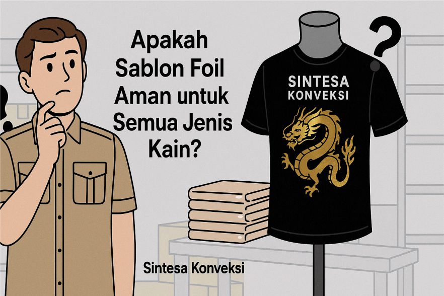 Jenis Kain yang Cocok dan Tidak Cocok untuk Sablon Foil