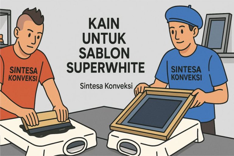 Jenis Kain yang Cocok untuk Sablon Superwhite