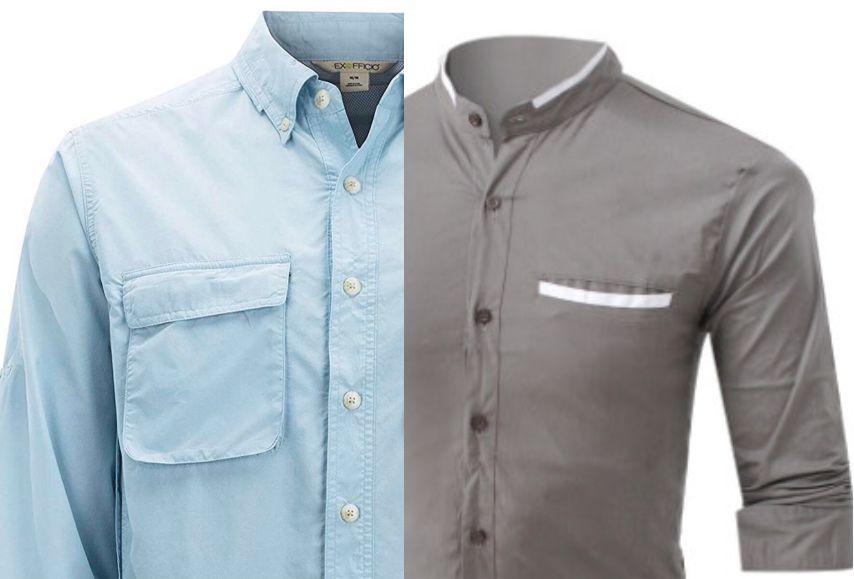 Kantong Dalam vs Kantong Luar pada Kemeja