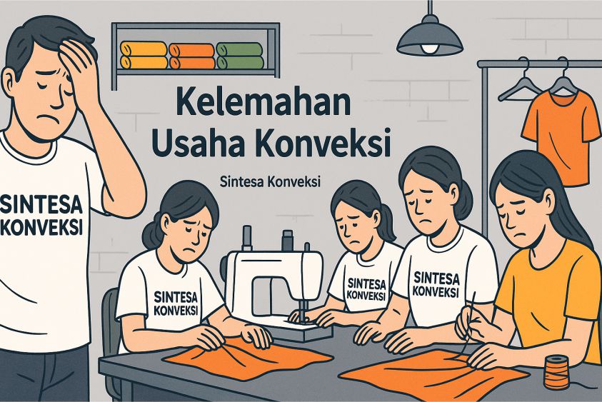 Kelemahan Usaha Konveksi: Realita Struktural, Internal, dan Eksternal