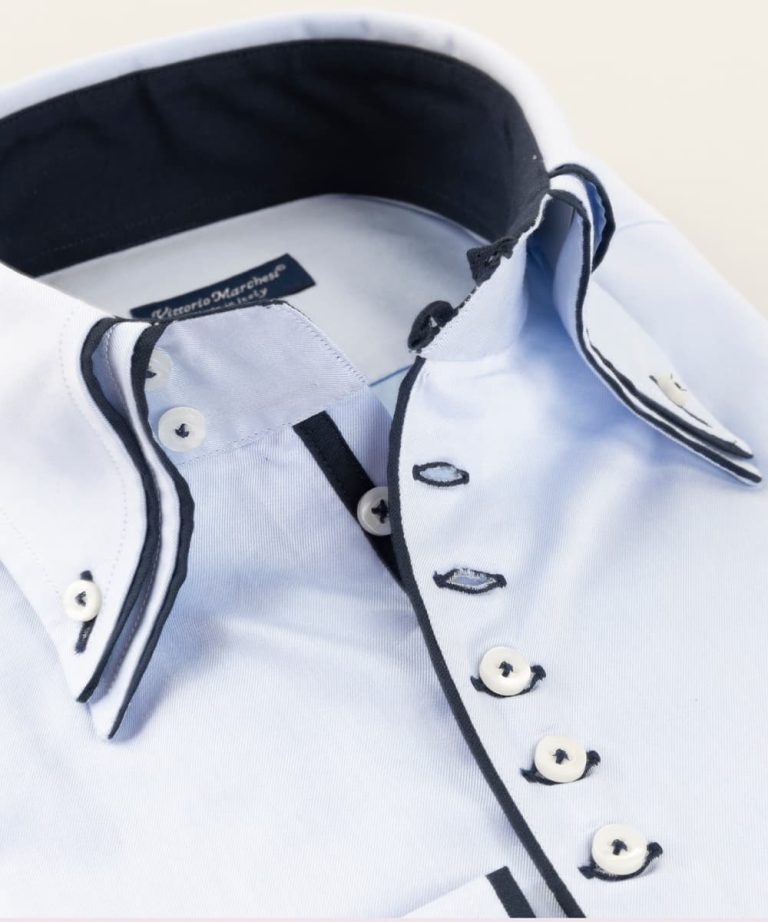 Kemeja Double Collar