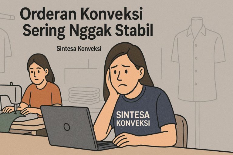 Kenapa Orderan Konveksi Nggak Stabil? Ini 7 Akar MasalahnyaKenapa Orderan Konveksi Nggak Stabil? Ini 7 Akar Masalahnya
