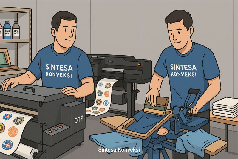 Mana lebih bagus DTF atau sablon manual