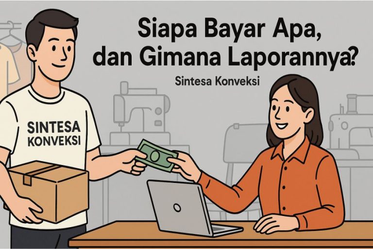 Pembagian Pengeluaran Harian dan Laporan Keuangan di Usaha Konveksi