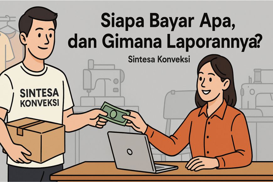 Pembagian Pengeluaran Harian dan Laporan Keuangan di Usaha Konveksi