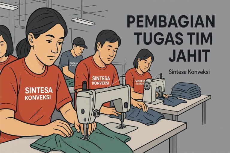 Pembagian Tugas Tim Jahit