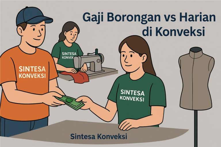 Perbandingan Gaji Borongan dan Harian di Usaha Konveksi