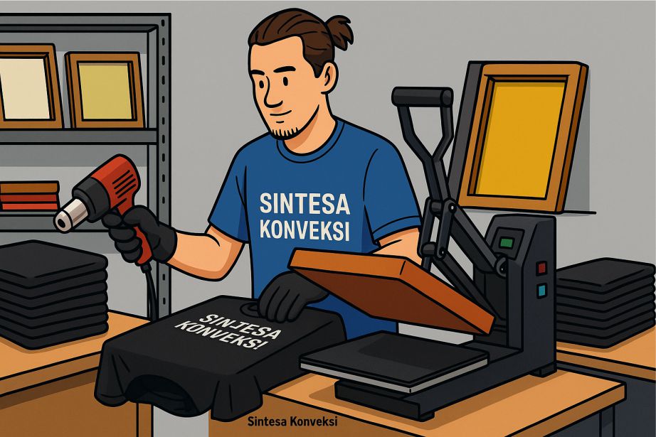 Perbedaan Heat Gun dan Heat Press untuk Sablon