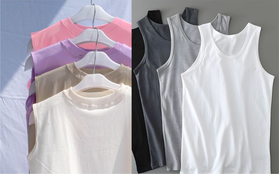 Perbedaan Kaos Tanpa Lengan dan Singlet
