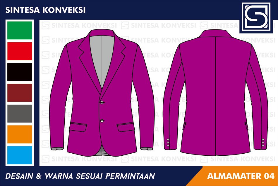 Perbedaan Model Potongan Jas Almamater Pria vs Wanita