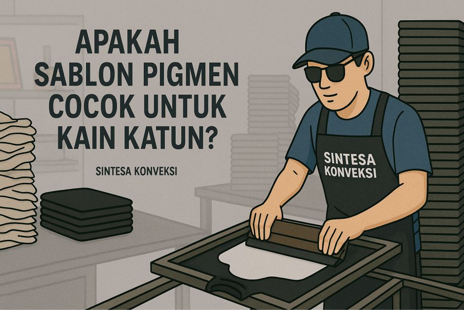 Sablon Pigmen untuk Kain Katun