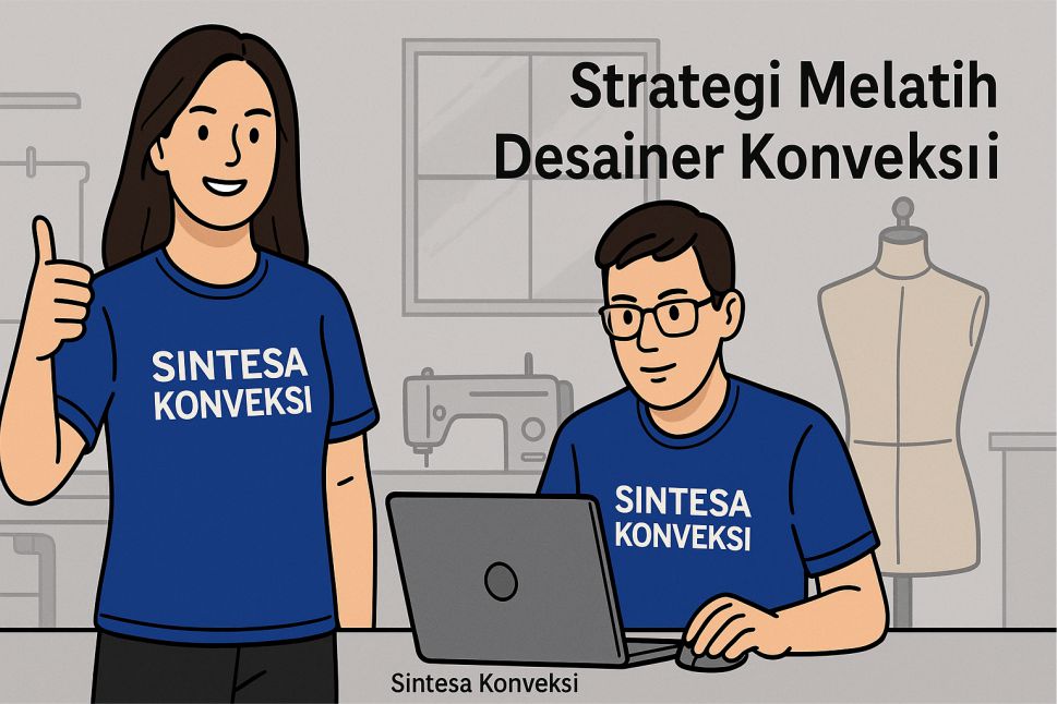 Strategi Melatih Desainer Konveksi agar Pola Jahitan Lebih Efisien