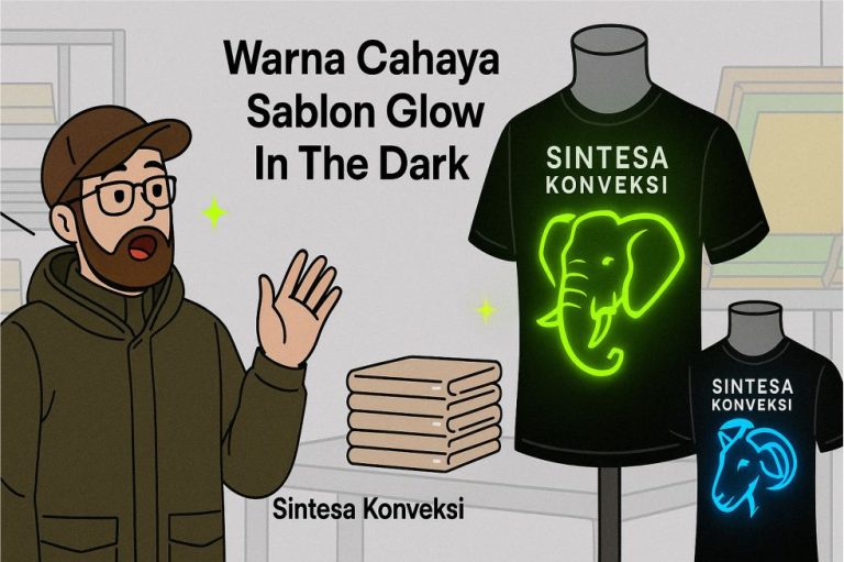 Warna Cahaya yang Bisa Dihasilkan oleh Sablon Glow In The Dark