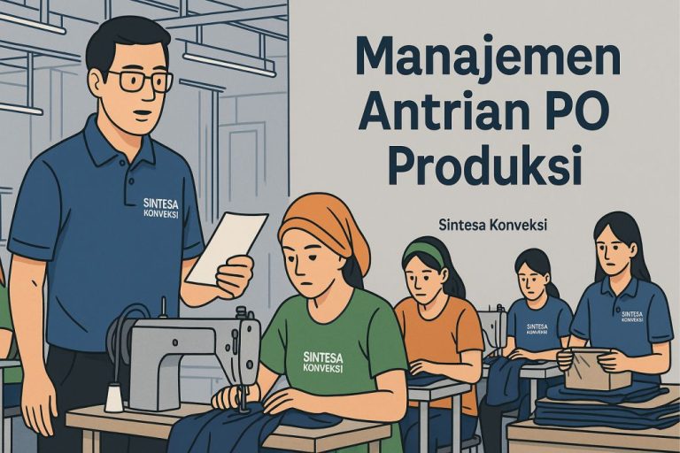 cara Menata Antrian PO Produksi Konveksi