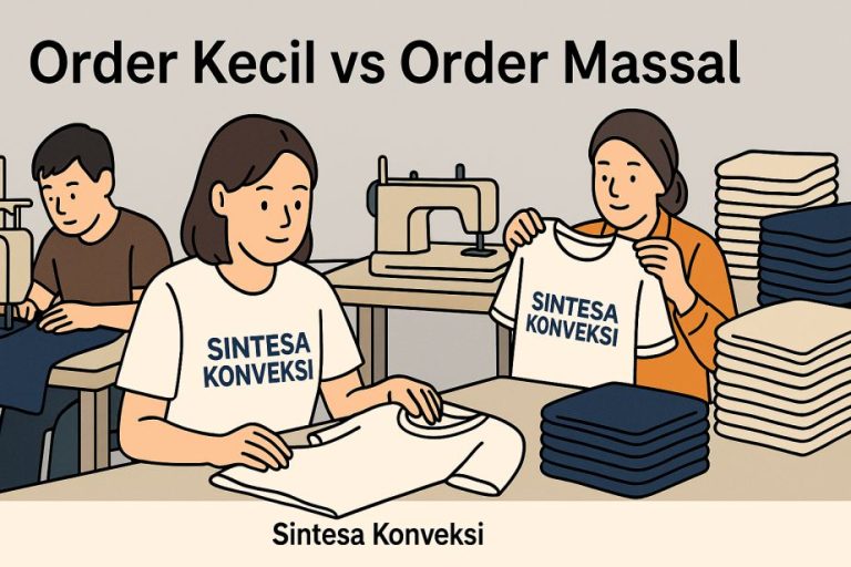 Strategi Mengelola Order Kecil vs Order Massal di Konveksi