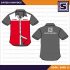 Baju PDH Kerja Code SKPD 13 – Warna Merah Putih Abu